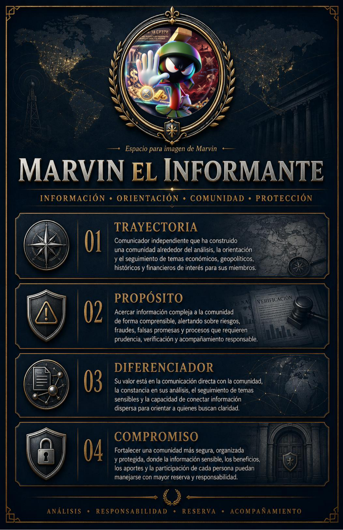 Perfil Marvin El Informante